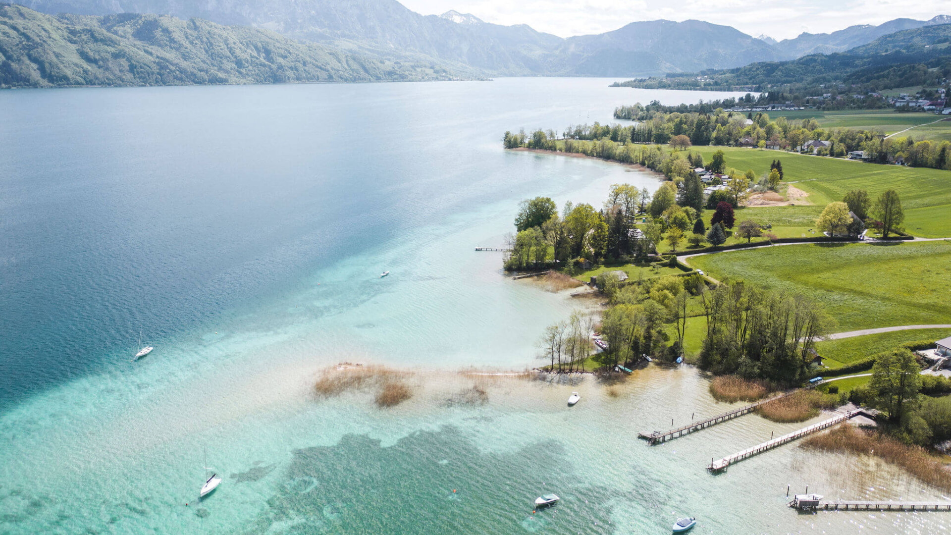 Attersee von oben