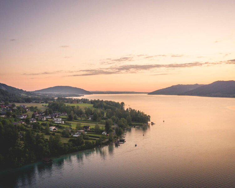 Sonnenuntergang Attersee