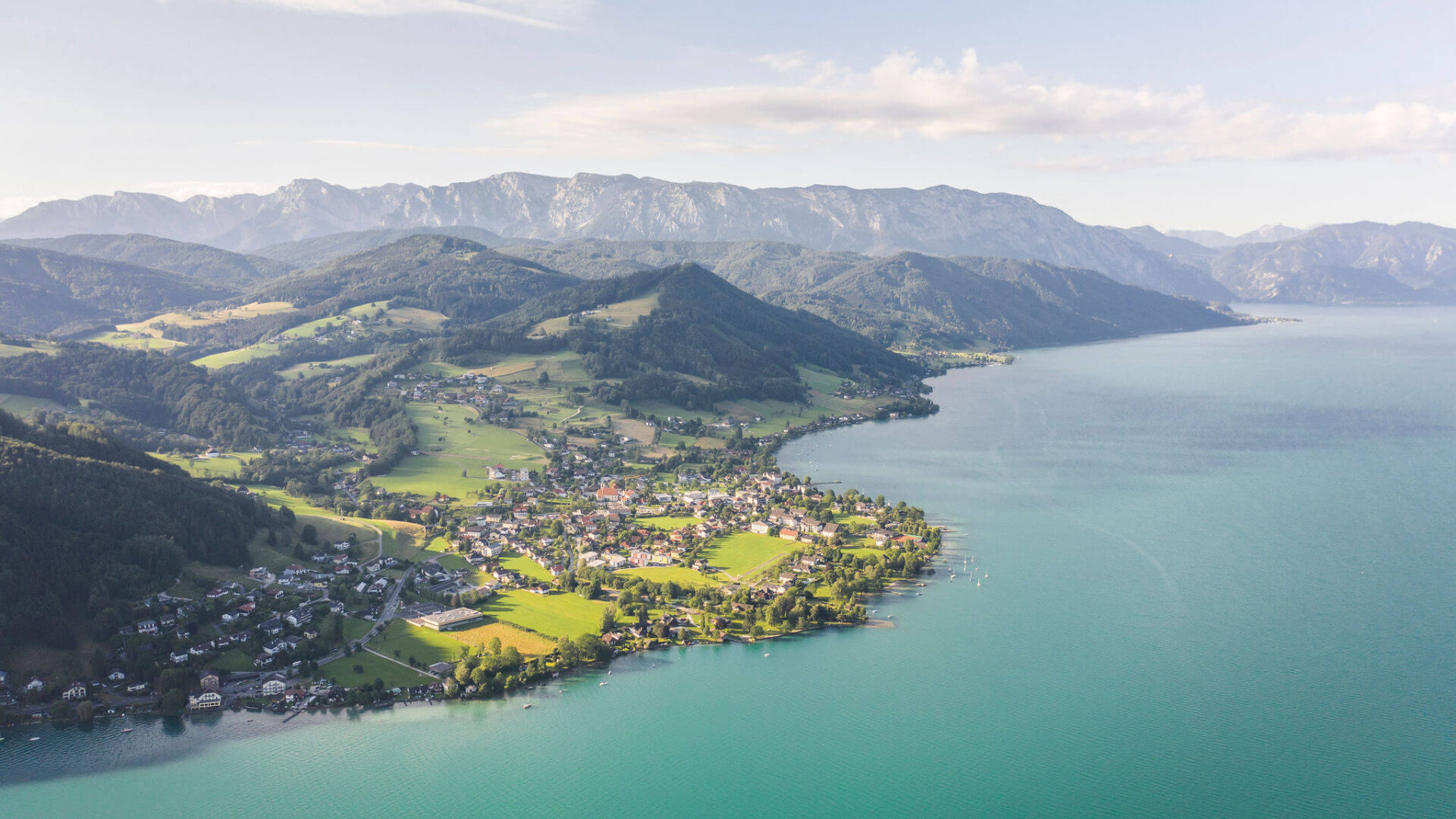 Weyregg am Attersee, Alpenblick