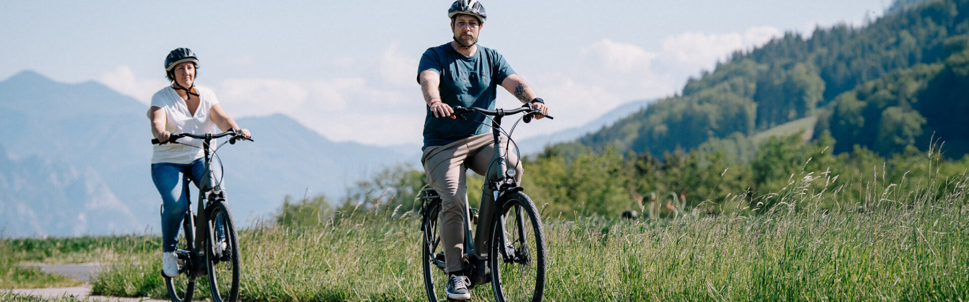 E-Bike am Attersee